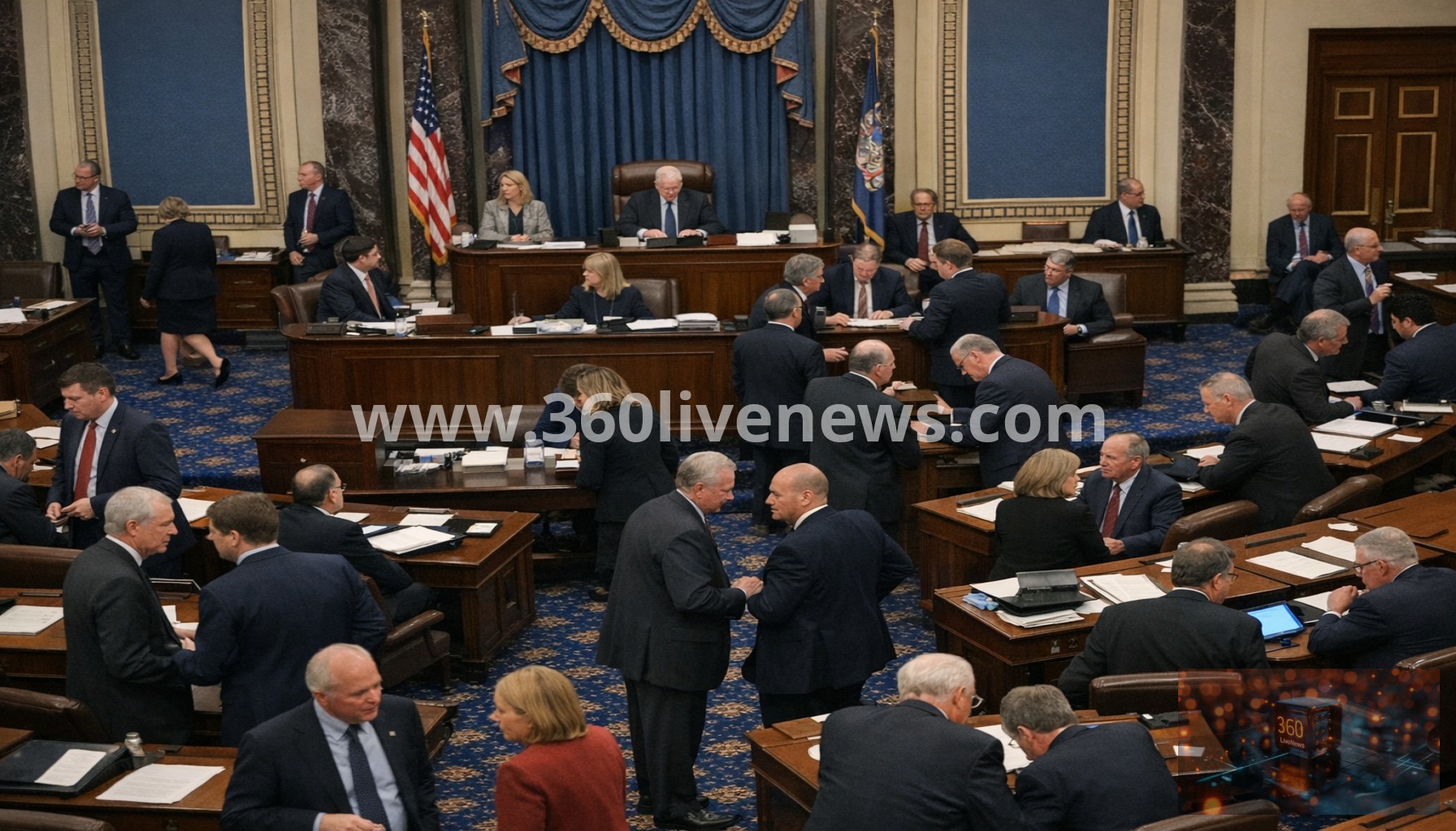 US Senate advances GOP plan to boost ICE funding amid vote marathon