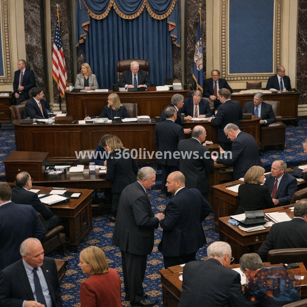 US Senate advances GOP plan to boost ICE funding amid vote marathon