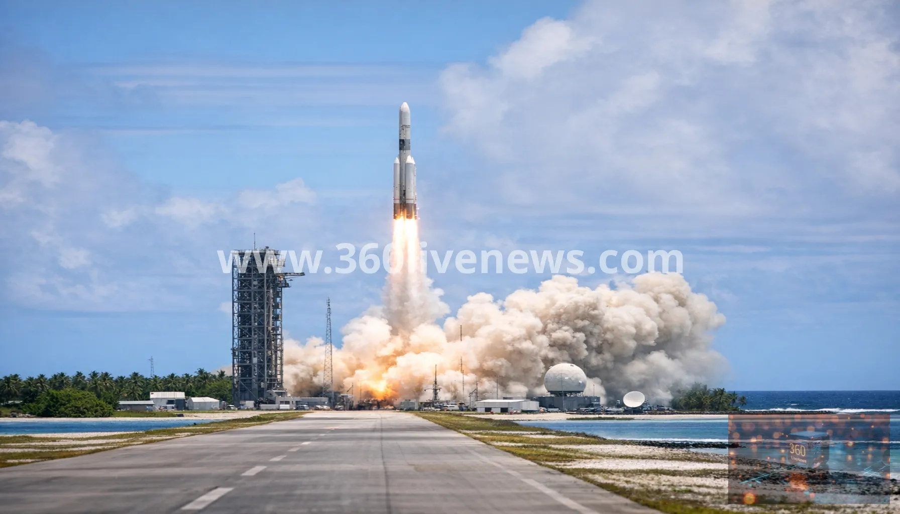 NASA launches robotic mission from the Marshall Islands to rescue falling Swift telescope