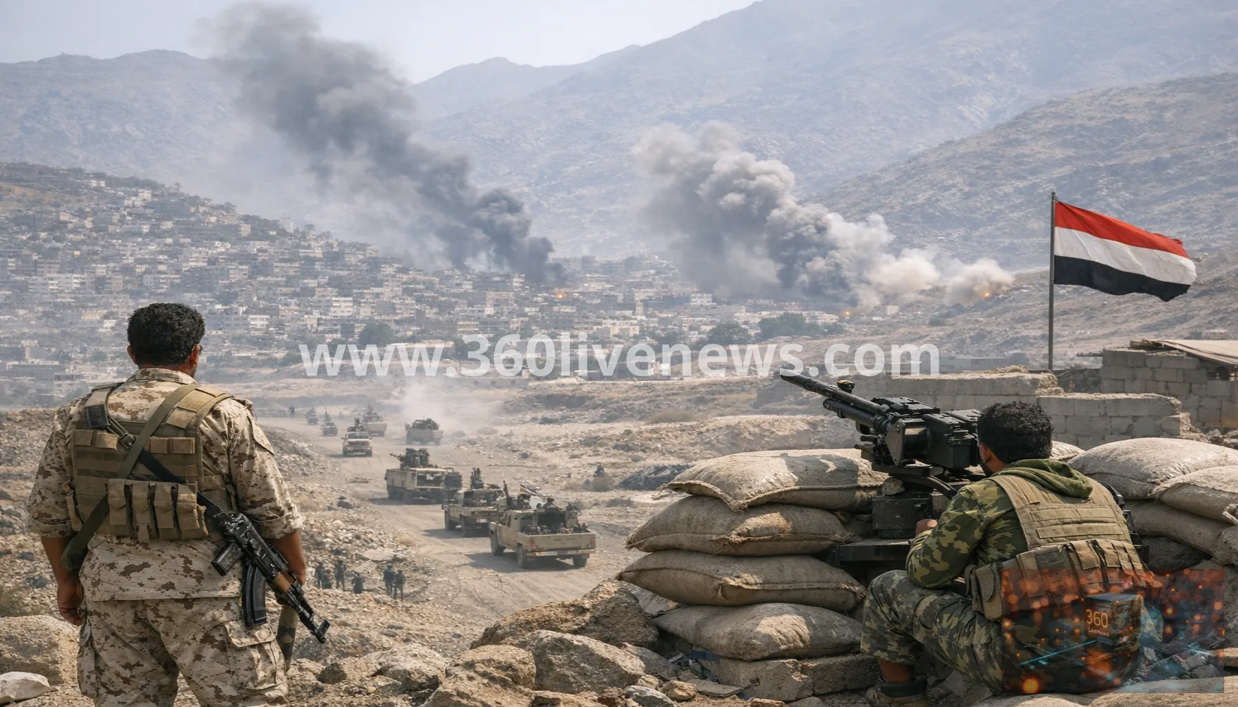 Yemen's government launches major offensive in Taiz as fighting intensifies