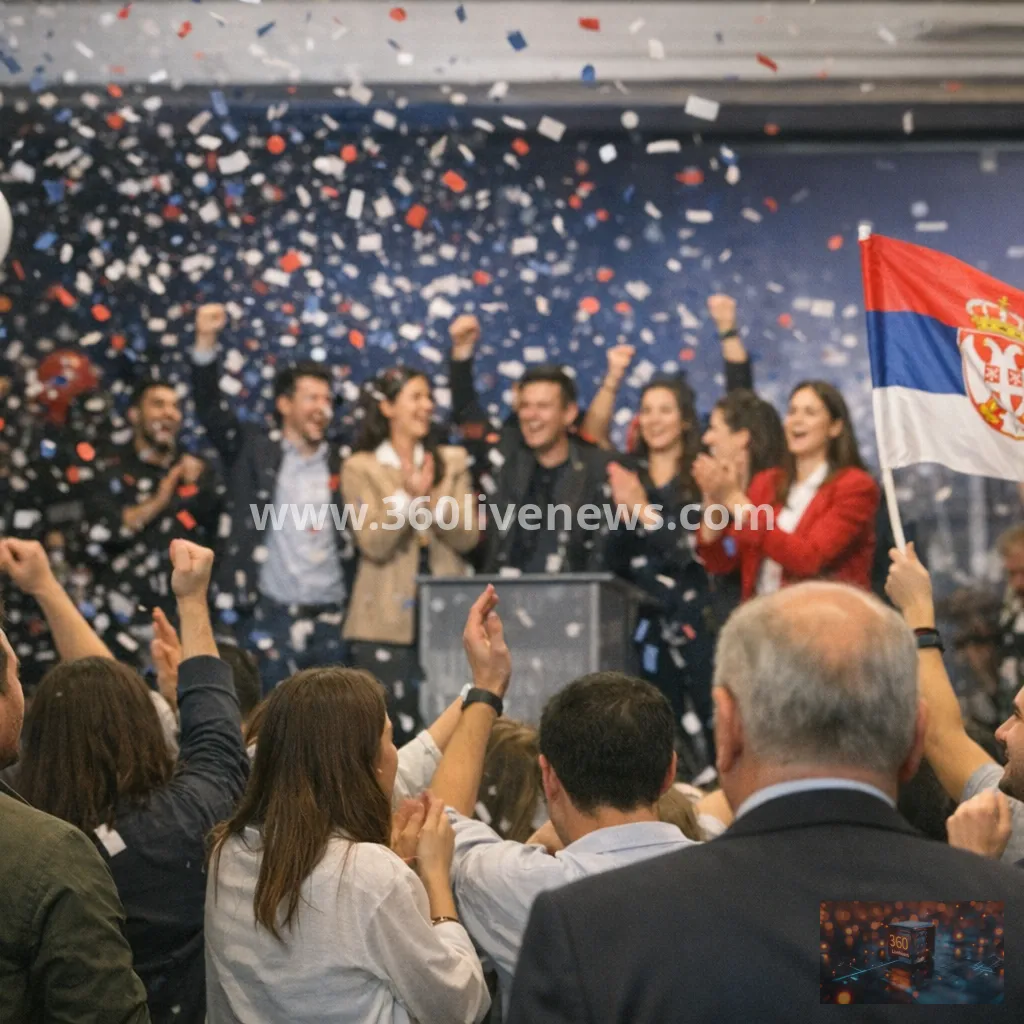 Serbia election shock as Student List wins outright majority and SNS heads into opposition