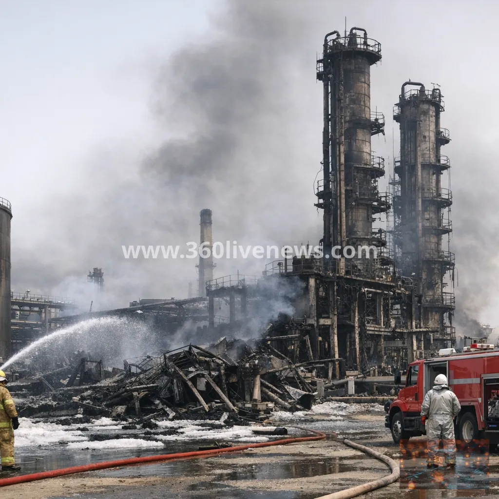 Fire at Aramco facility in Jizan extinguished after claimed Houthi drone strike