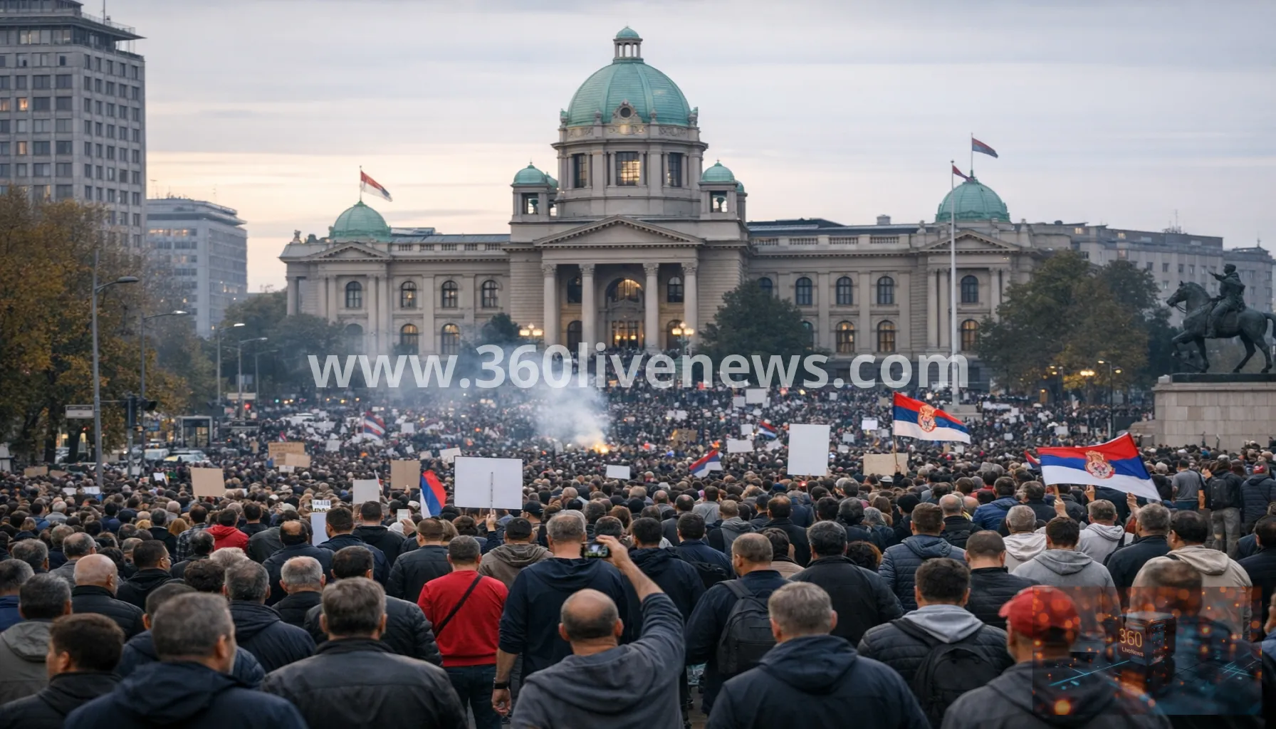 Serbia moves toward snap parliamentary election amid months of anti-government protests