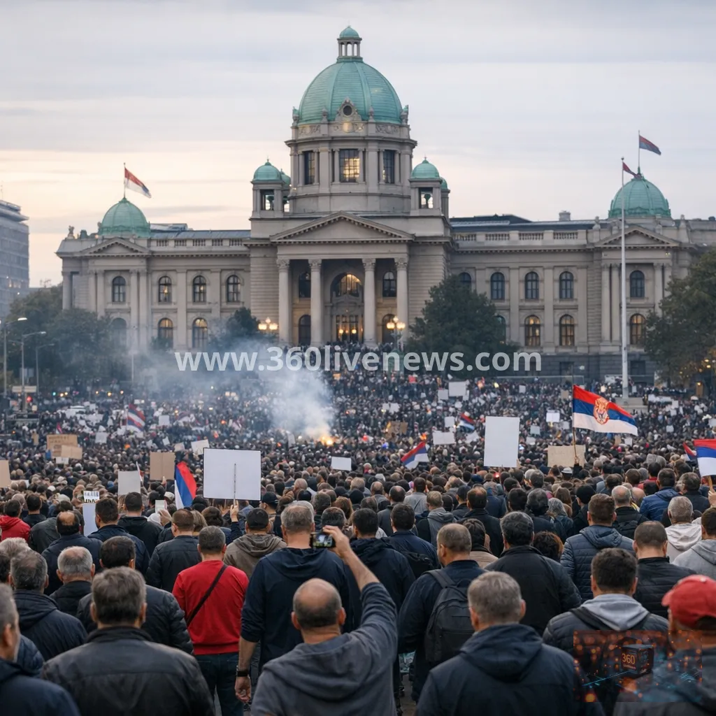 Serbia moves toward snap parliamentary election amid months of anti-government protests