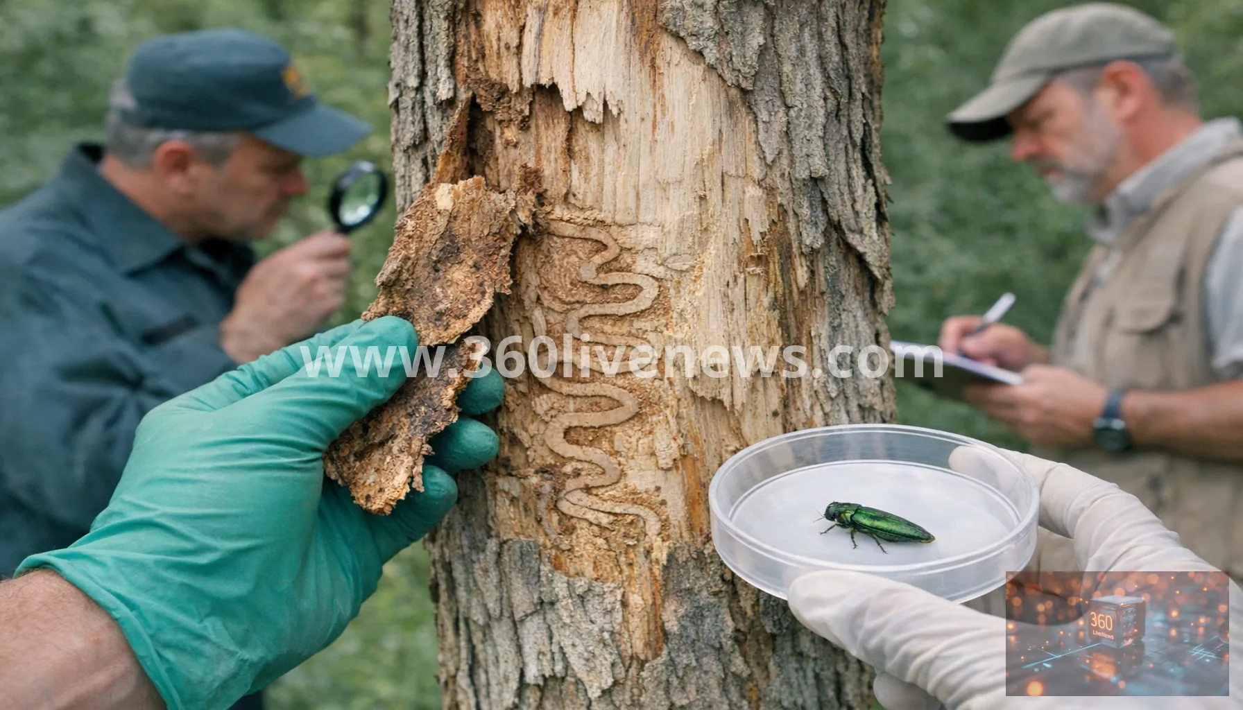 Emerald ash borer detected for first time in the EU in Hungary and Slovakia