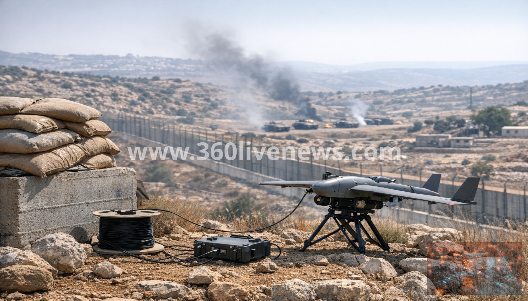 Hezbollah uses fiber-optic drones against Israeli troops