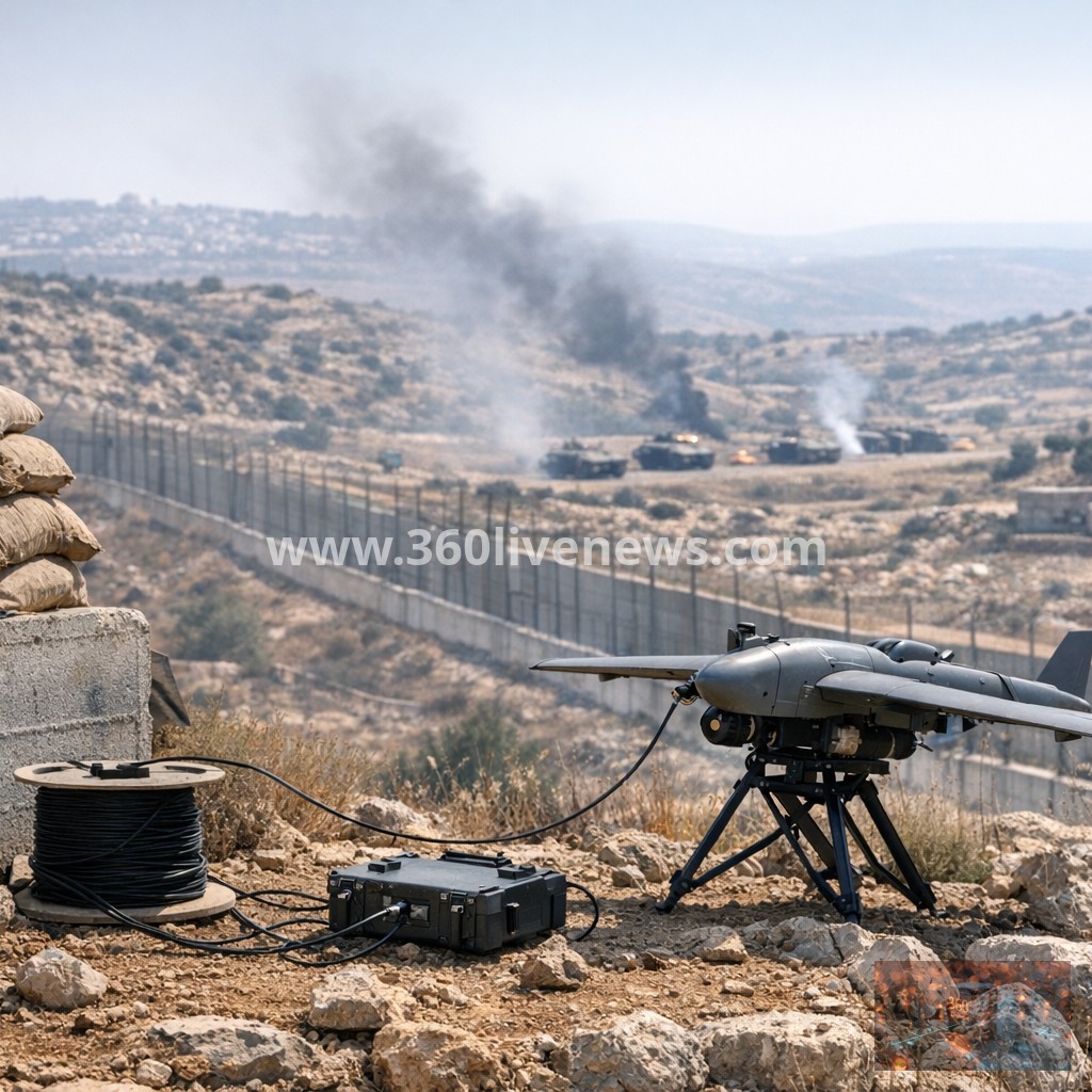Hezbollah uses fiber-optic drones against Israeli troops