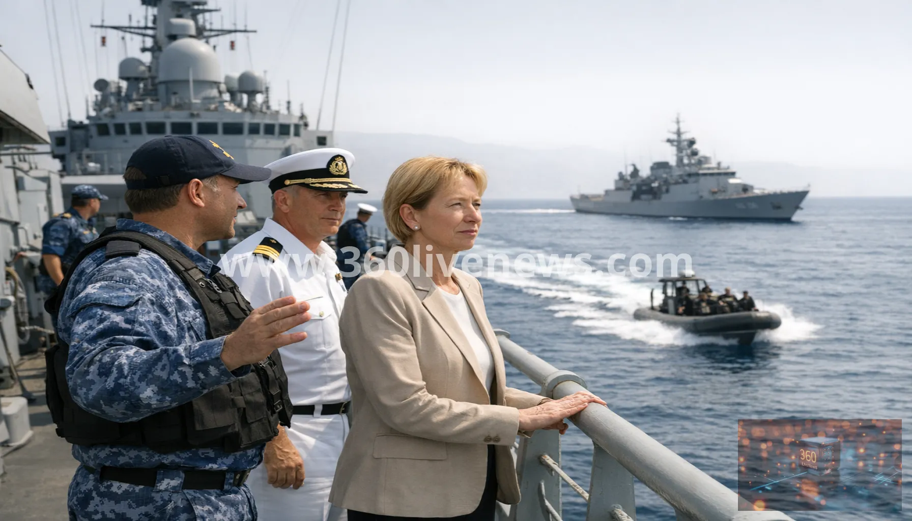 EU foreign policy chief visits naval mission in the Red Sea