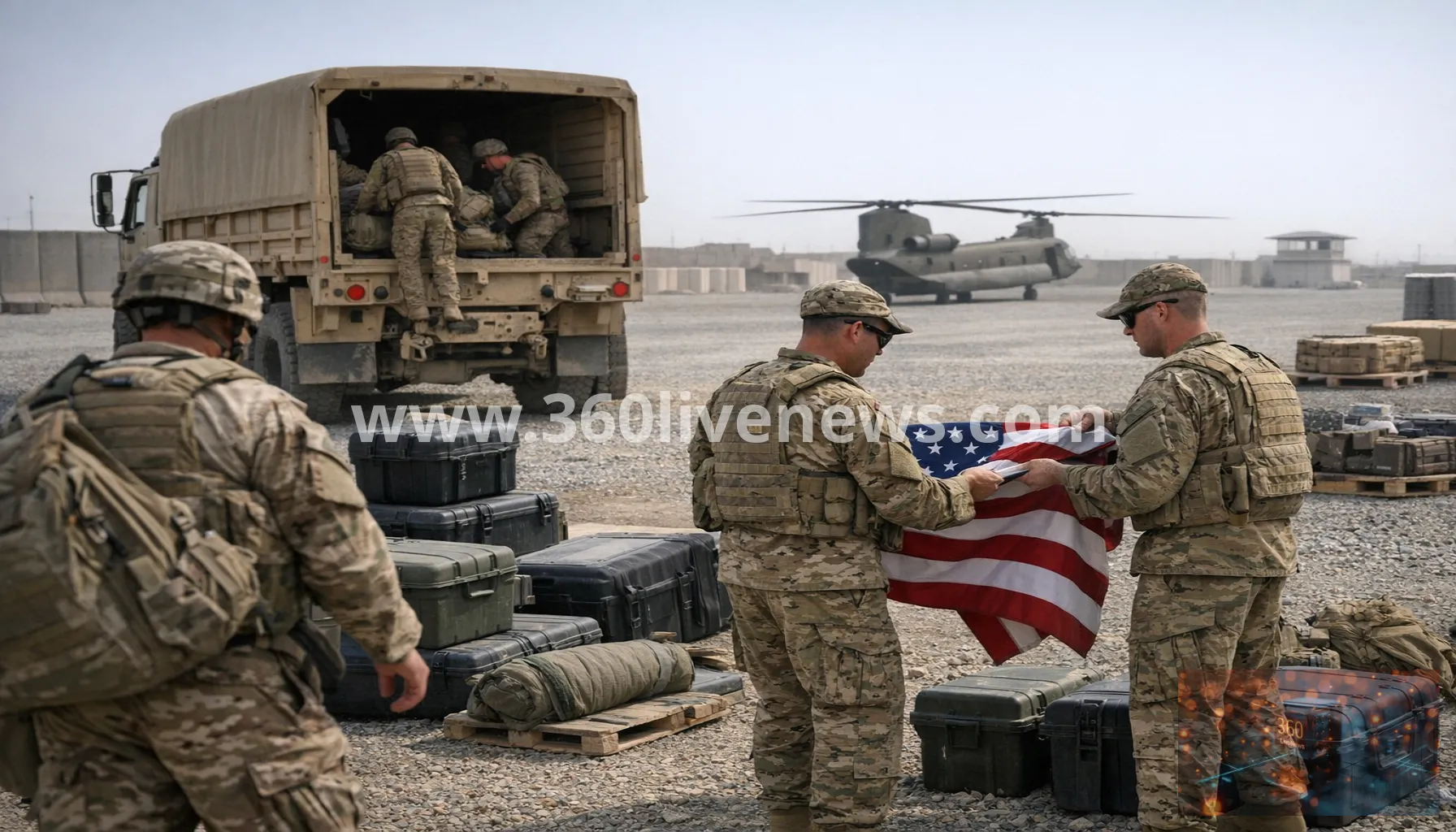 US forces withdraw from remaining bases in Iraq, raising fears of a security vacuum