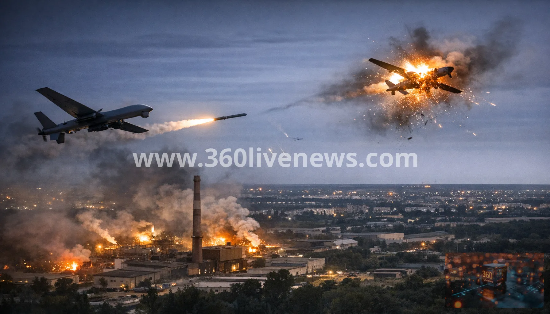 Ukraine and Russia intensify long-range drone war over occupied Luhansk