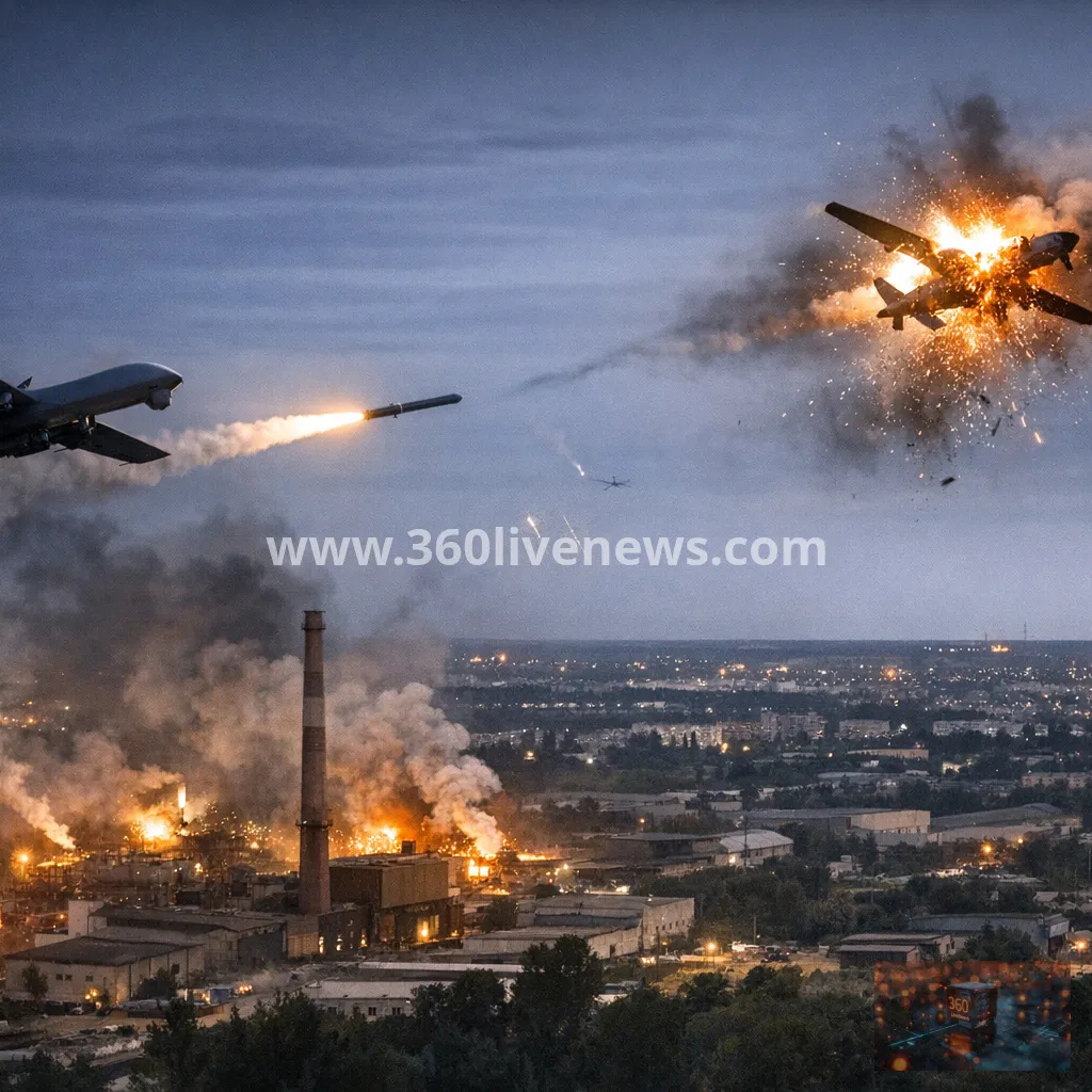 Ukraine and Russia intensify long-range drone war over occupied Luhansk