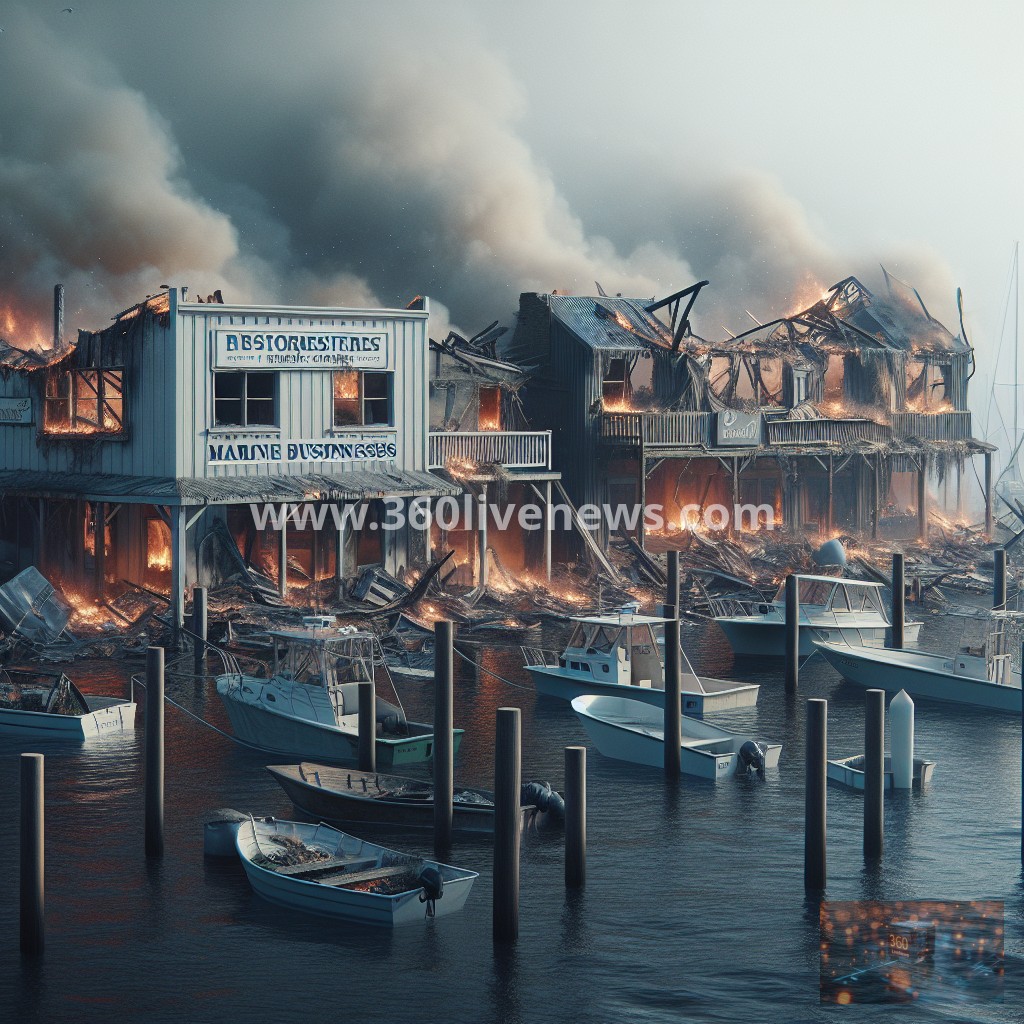 Fire destroys two marine businesses in Launceston, Tasmania, causing over $5 million in damage