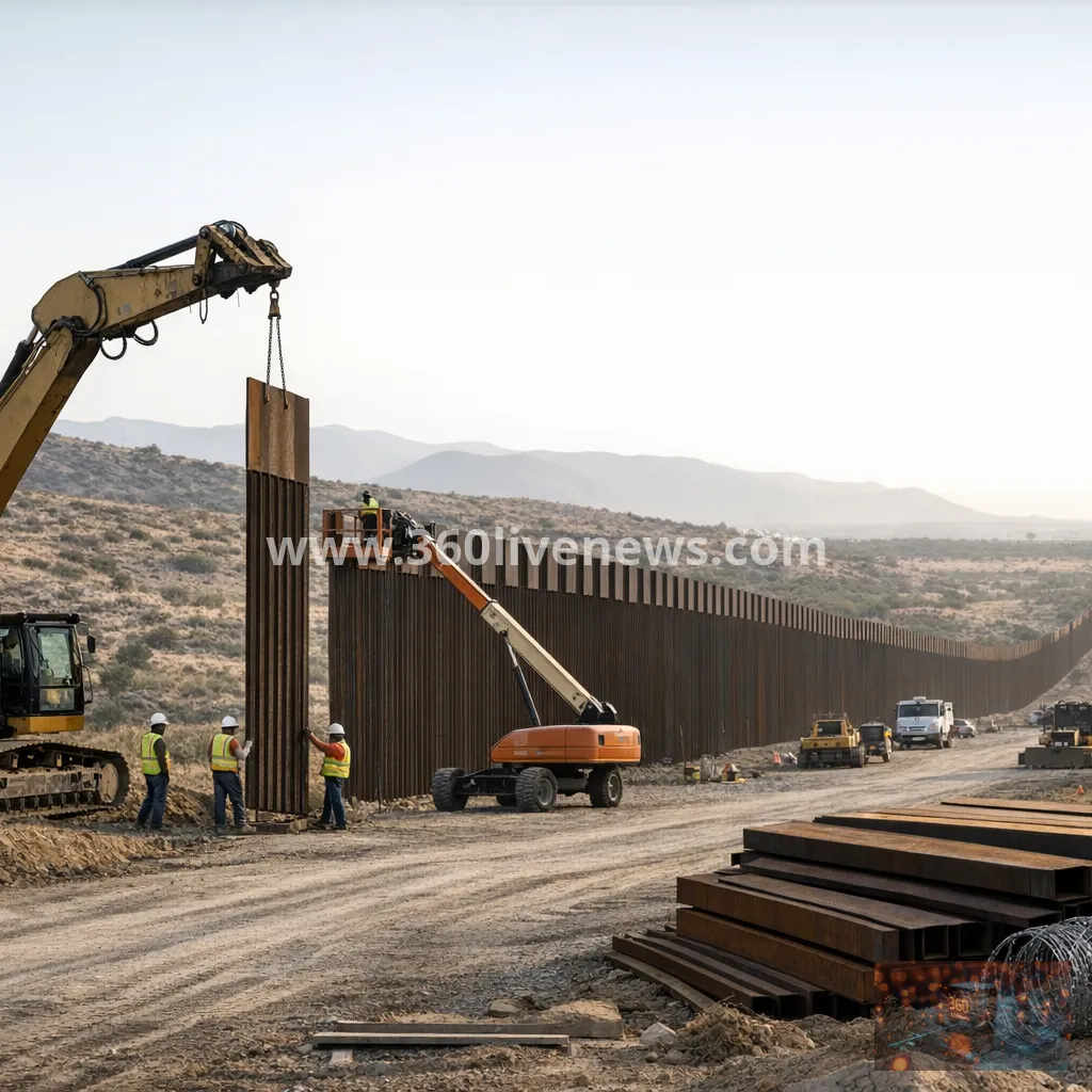 US border wall completion targeted for late 2027, CBP says