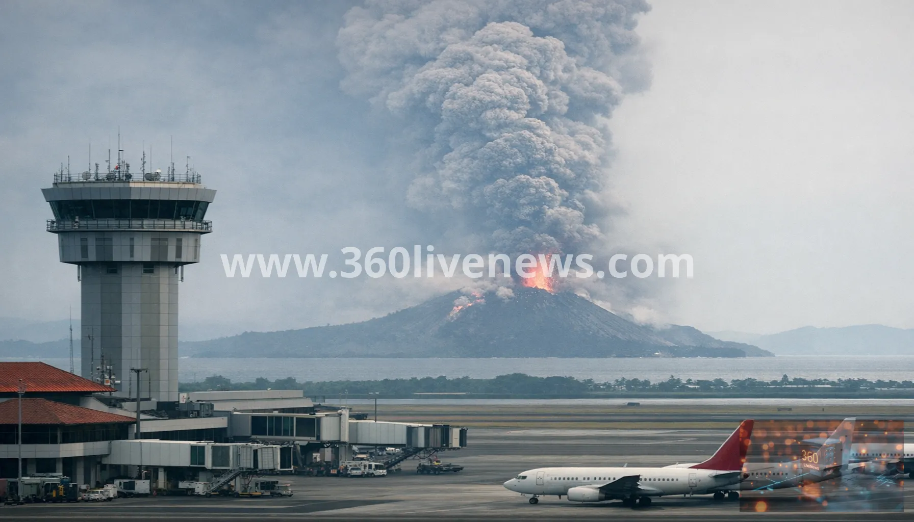 Indonesia volcano eruption strands 270,000 as airport closures extend into Monday