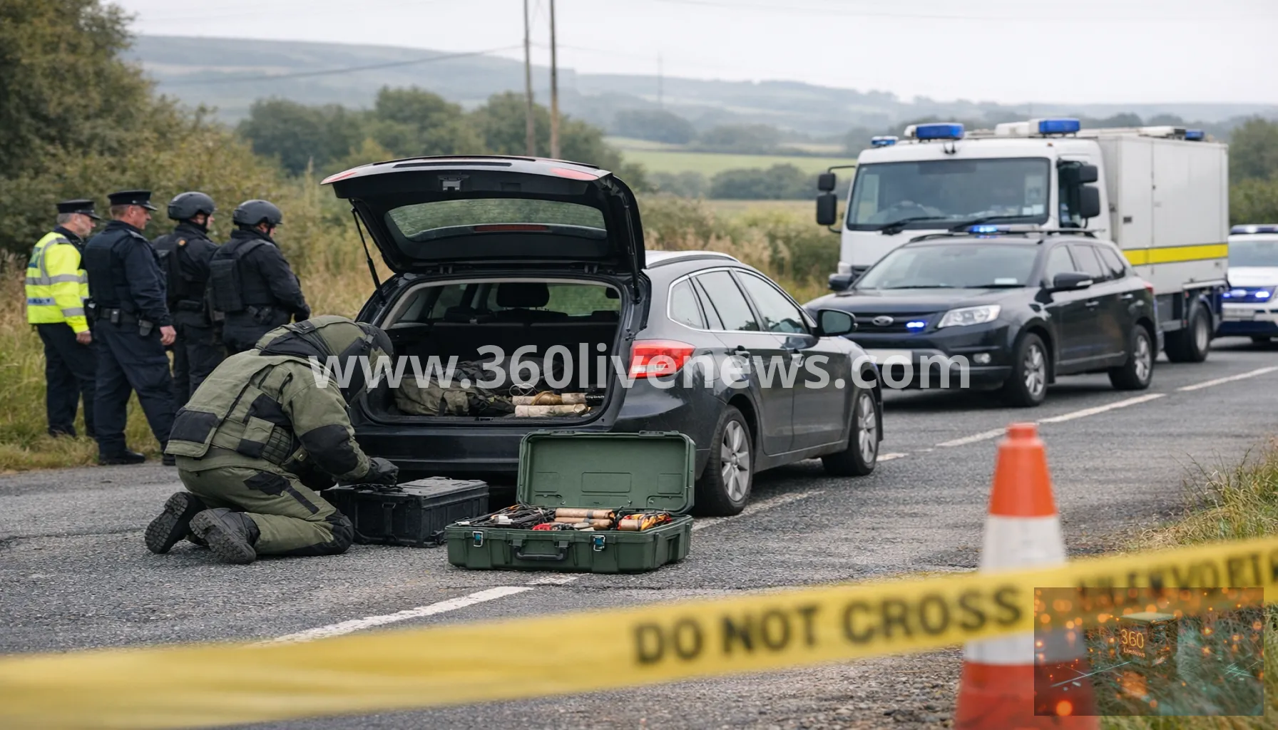 Irish police intercept car carrying 'extremely significant' bomb bound for Northern Ireland