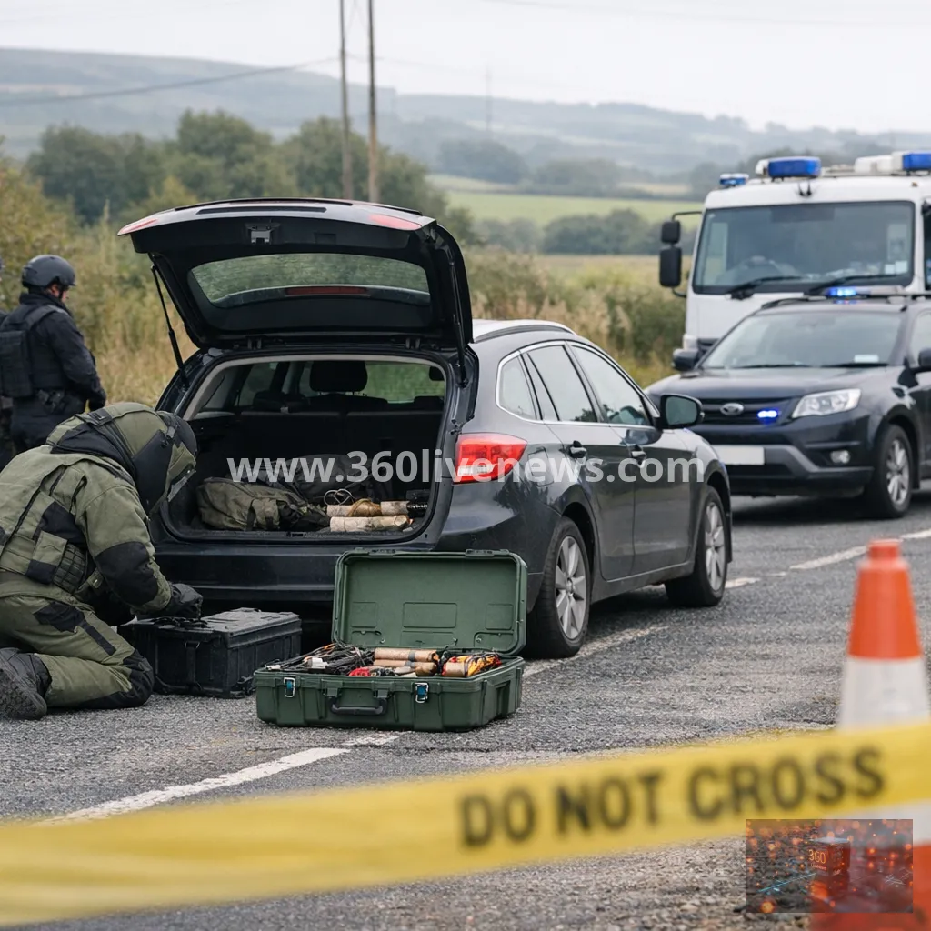 Irish police intercept car carrying 'extremely significant' bomb bound for Northern Ireland
