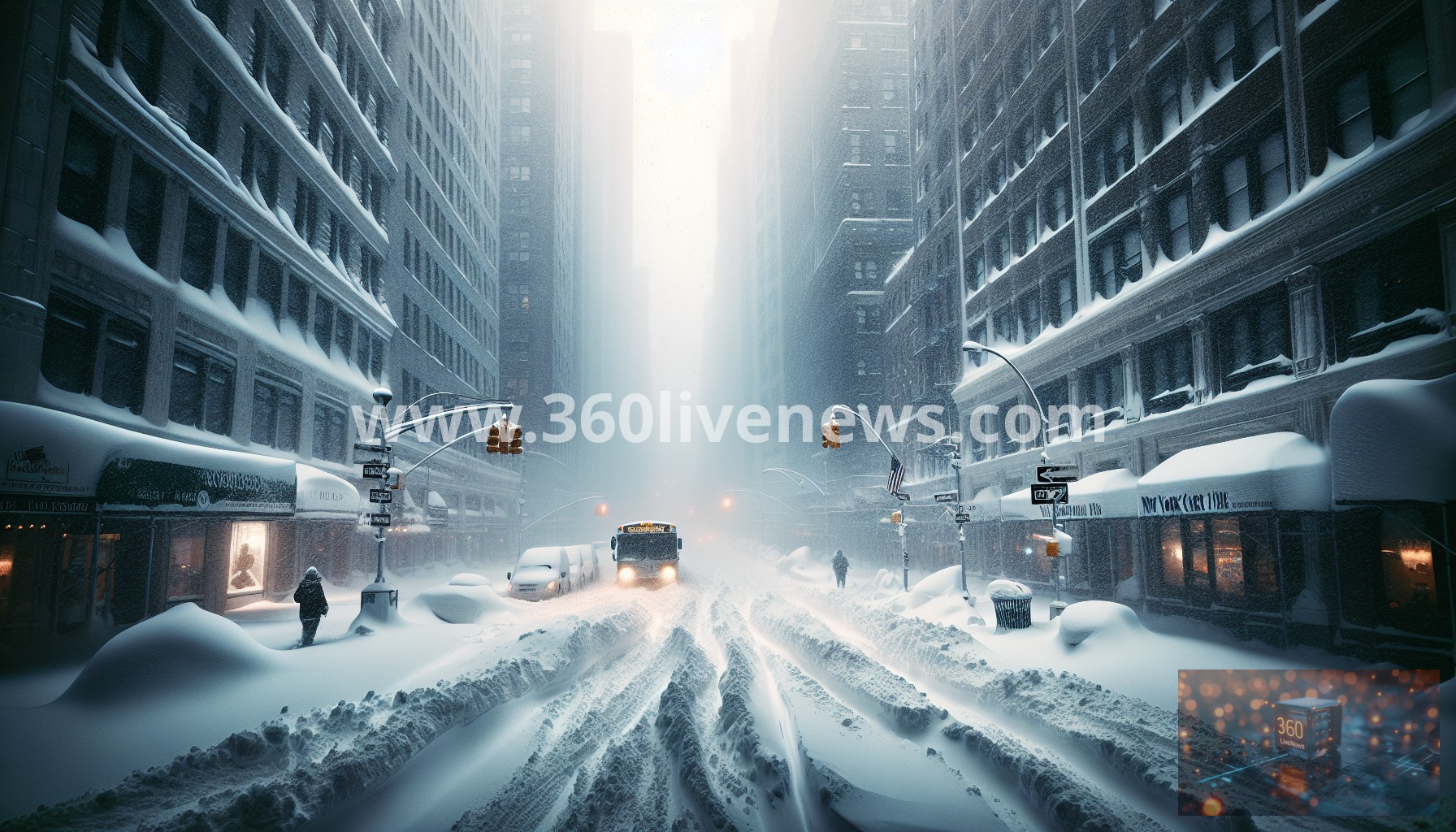 Winter storm brings heavy snowfall and blizzard conditions to New York City and Northeast, causing widespread disruptions