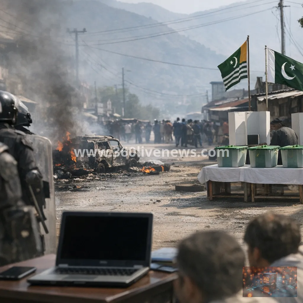 Pakistan-administered Kashmir election unrest deepens as second voting phase begins under heavy security