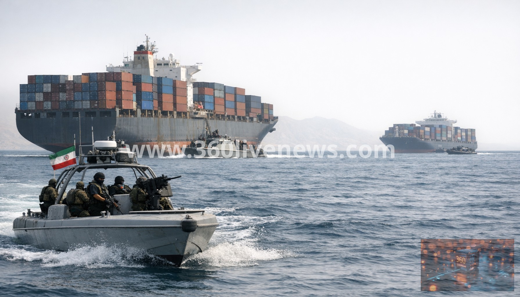 Iran seizes two international ships in Strait of Hormuz amid Middle East war