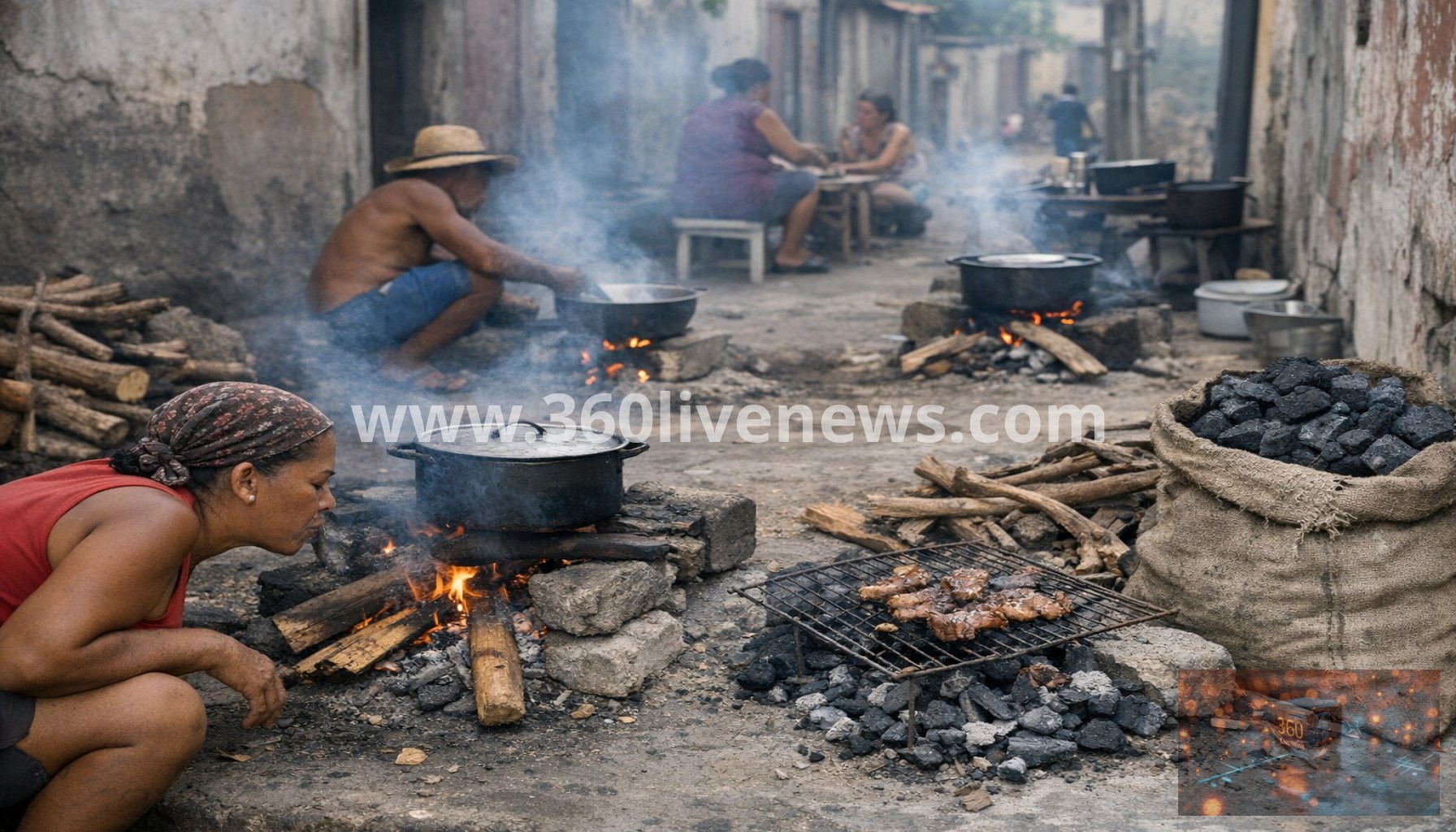 Cuba energy crisis leaves millions without cooking gas as residents turn to charcoal and wood