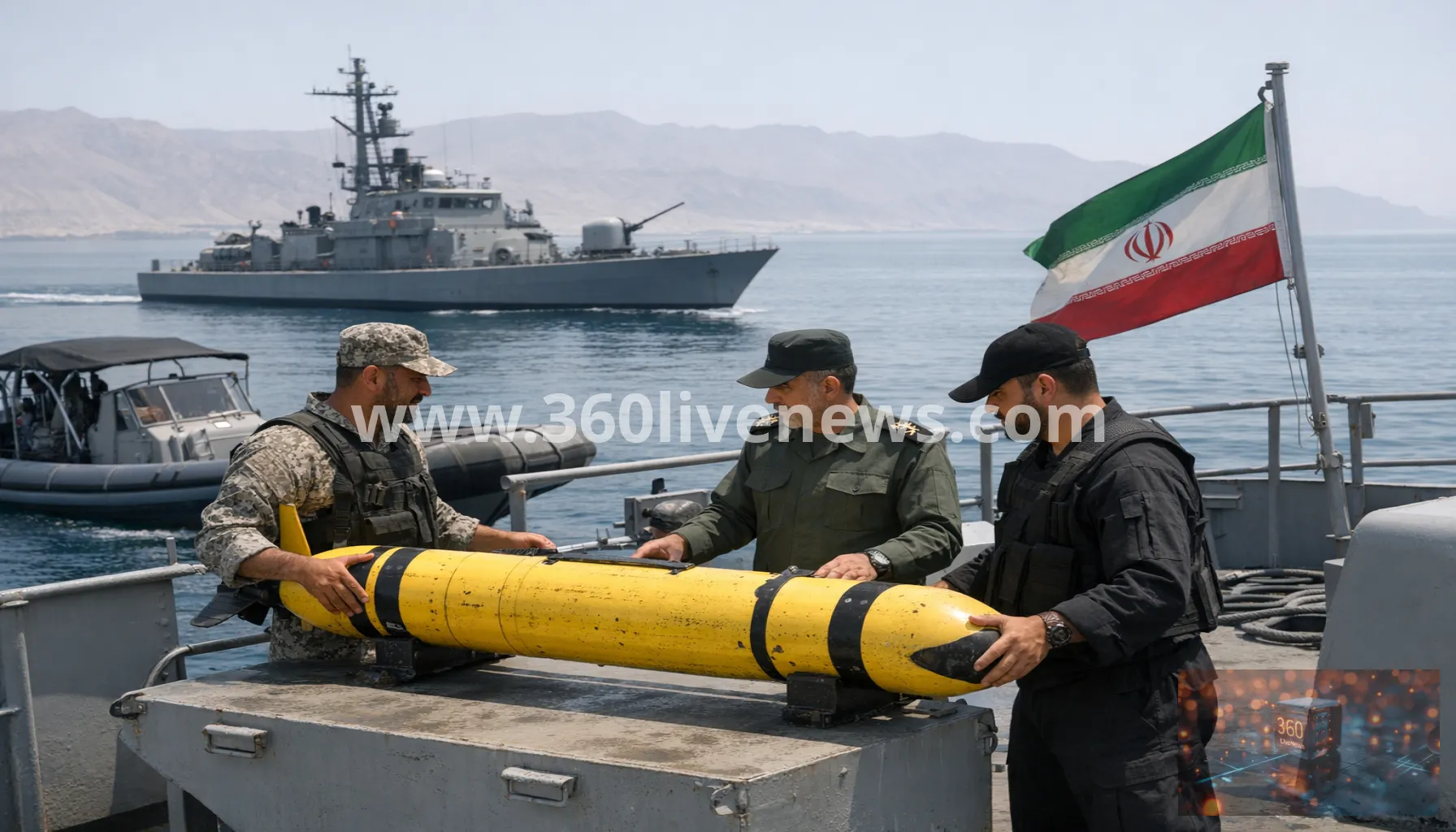 Iran says it captured U.S. underwater drone in the Strait of Hormuz