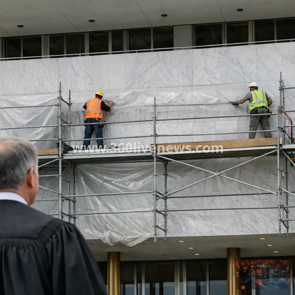 Judge questions rush to restore Trump's name to Kennedy Center facade