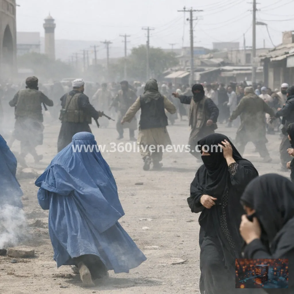 Taliban disperses rare women's-rights protest in Herat amid disputed reports of deaths