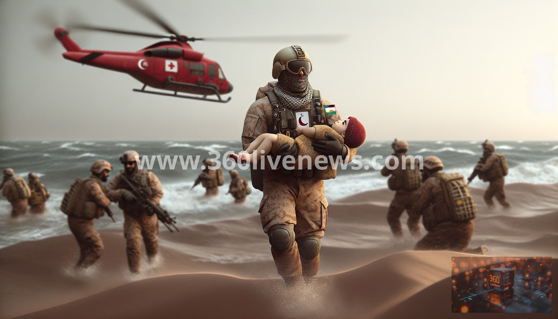 Rescue teams save toddler from bombed building in Iran after US-Israeli airstrike kills over 230 children and injures 1,800