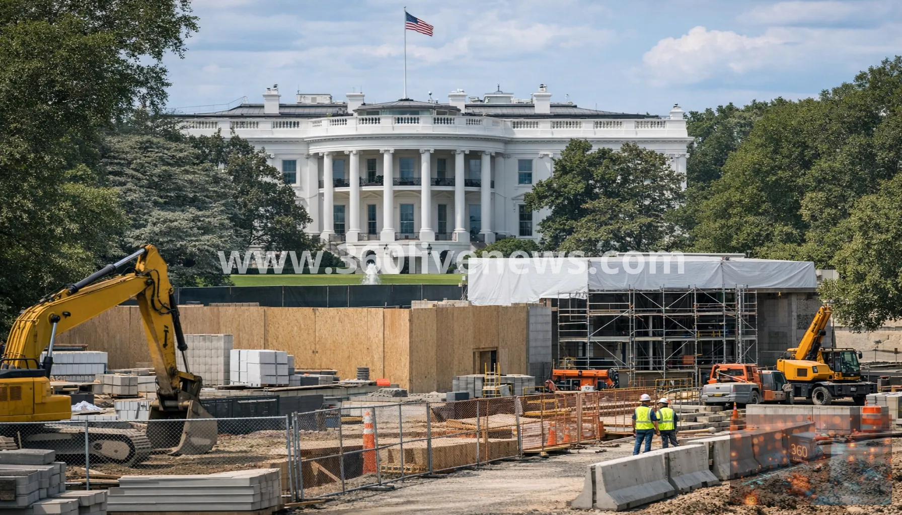 Trump administration asks Supreme Court to let White House ballroom work continue