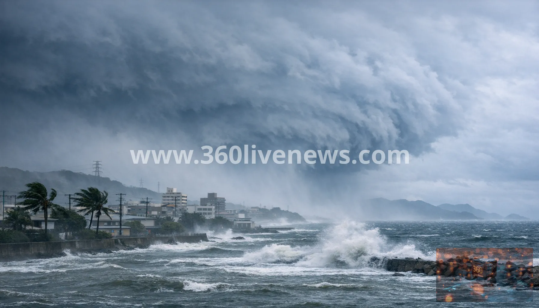 Typhoon Dolphin batters Okinawa as China braces for landfall