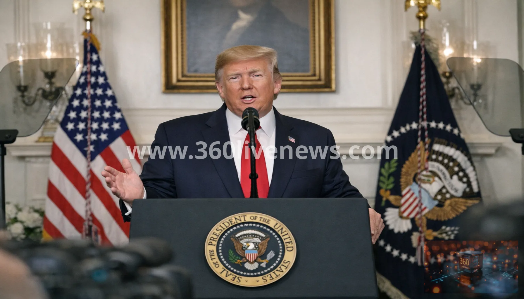Trump alleges China interference and election-security vulnerabilities in White House address