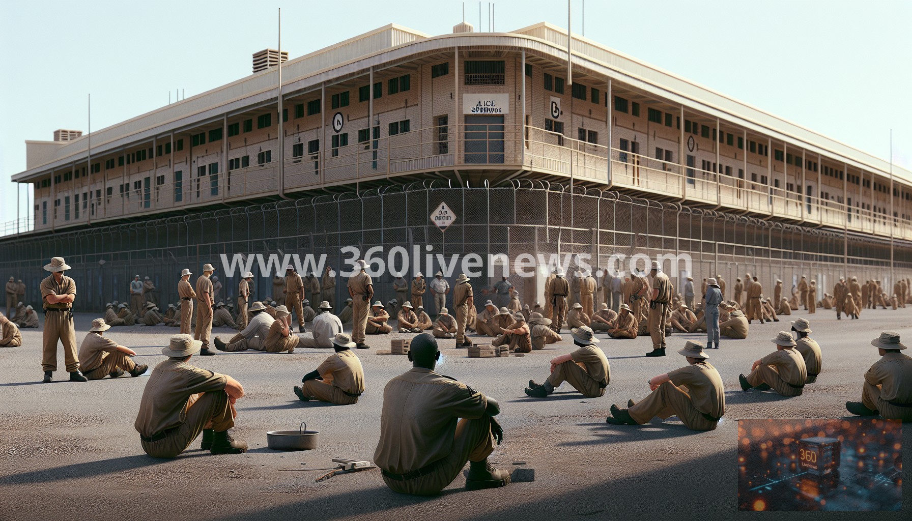 Over 80 prison guards in Alice Springs stage 12-hour strike for improved safety measures and working conditions