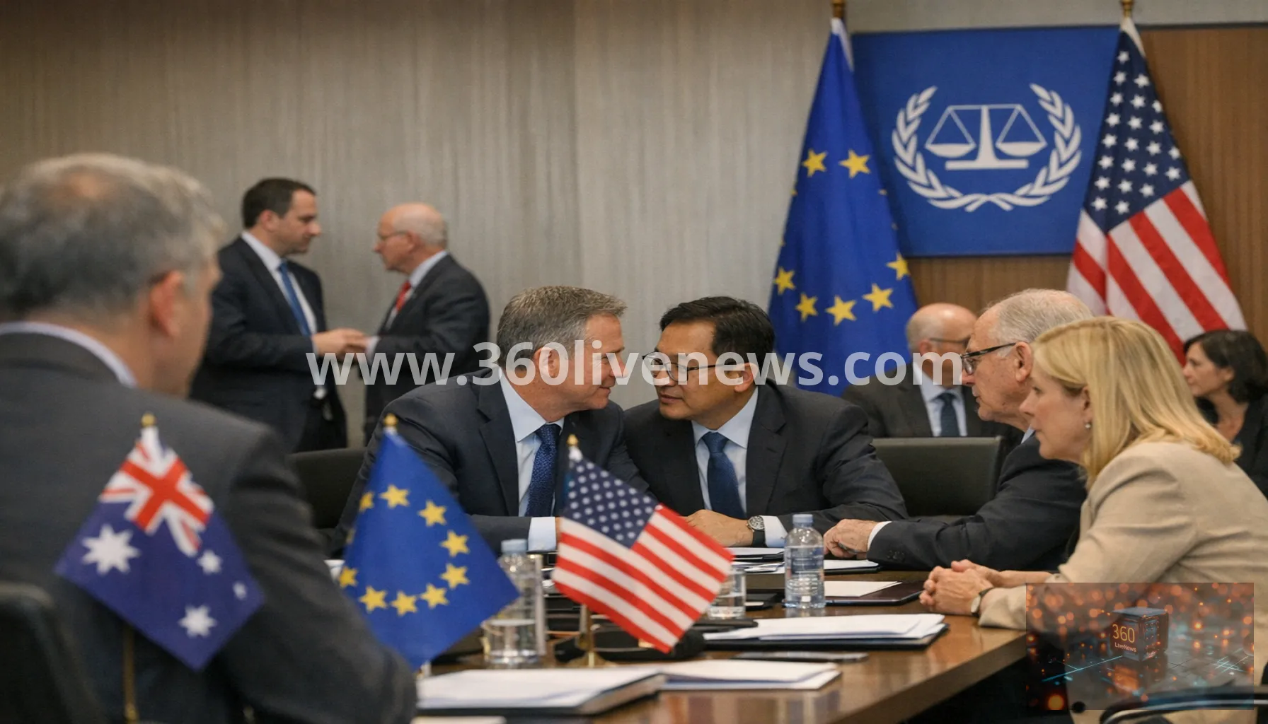 Australia and others back ICC staff as Trump sanctions intensify
