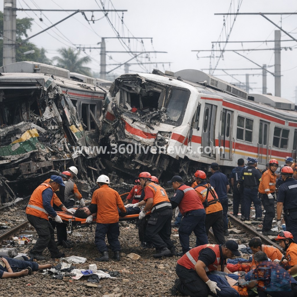 Train Collision Near Jakarta Kills at Least Four and Injures Dozens