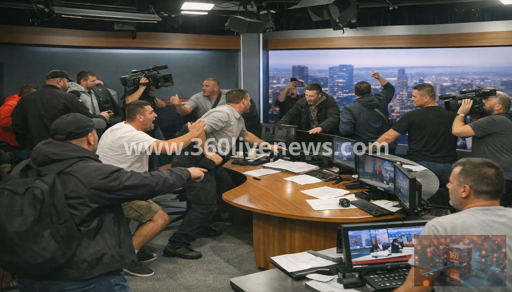 Serbia election backlash deepens as protesters storm pro-Vučić TV station