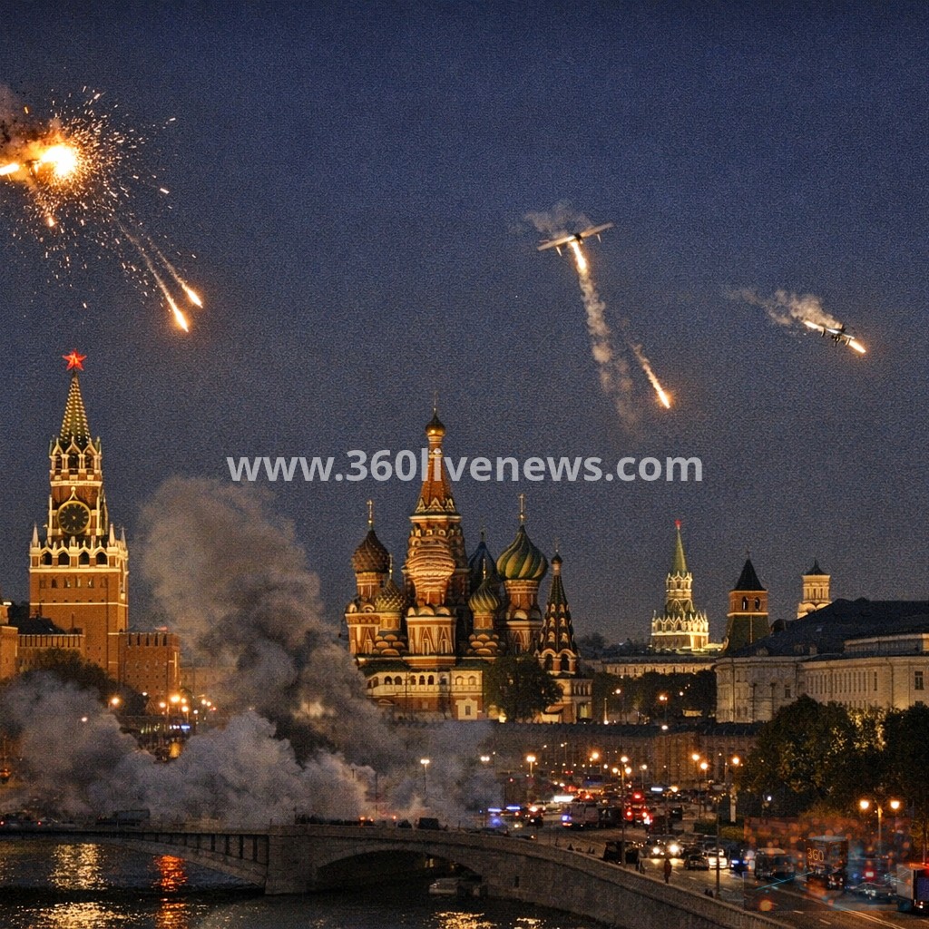 Ukraine launches major drone attack on Russia ahead of Victory Day