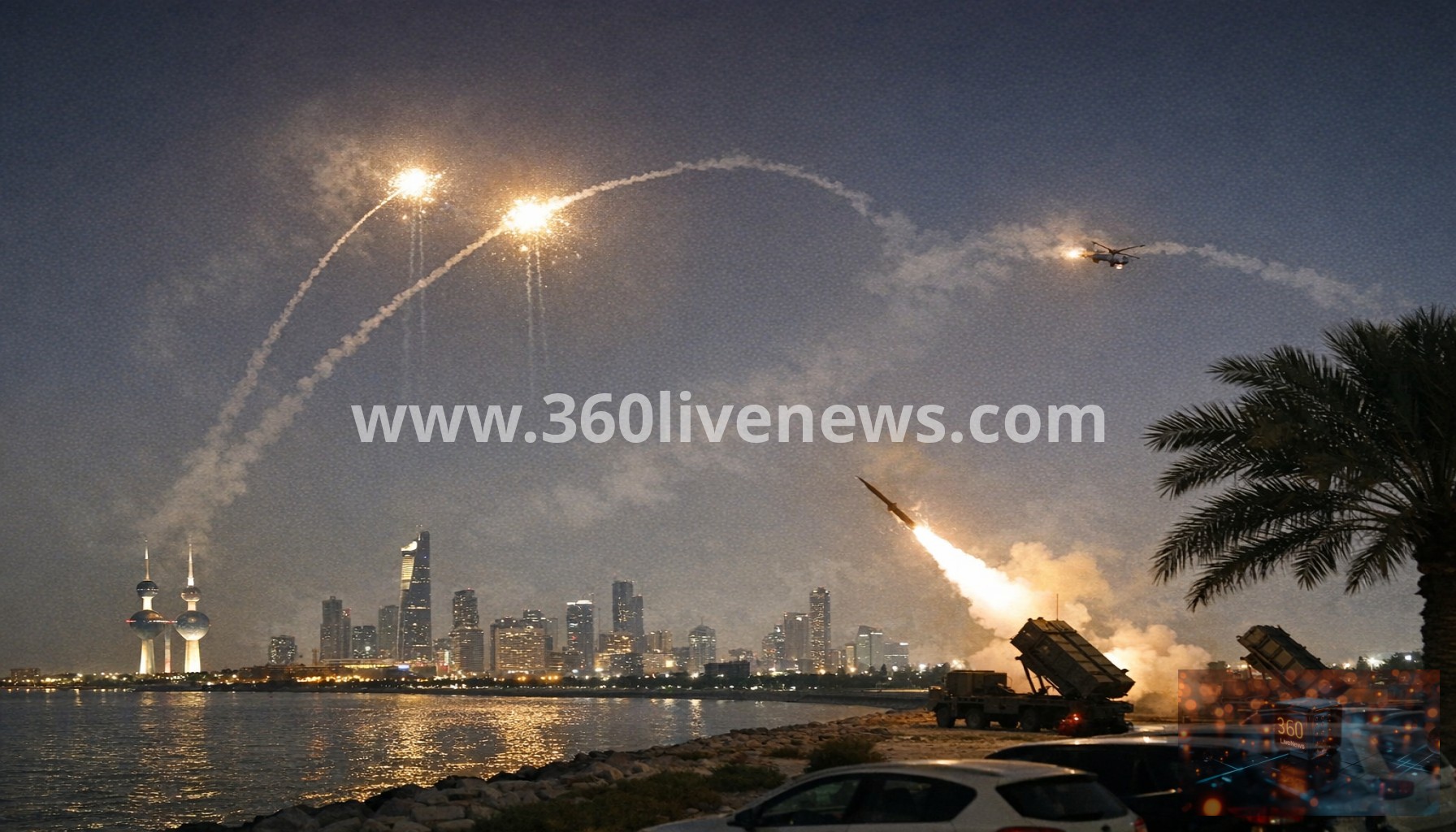 Kuwait says it intercepted missiles and drones as US and Iran trade retaliatory strikes