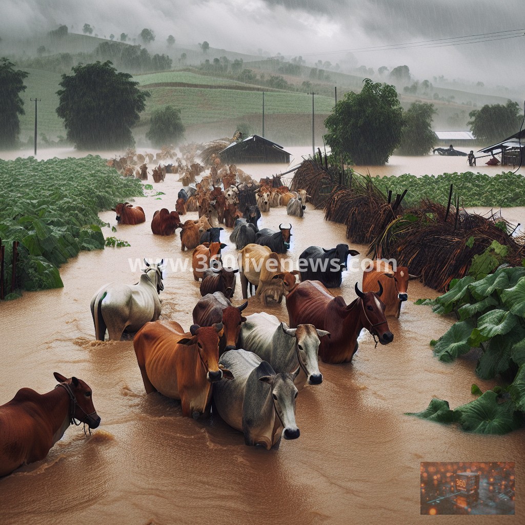 Severe flooding in Northern Territory causes extensive damage to farms and rural communities, particularly around Katherine