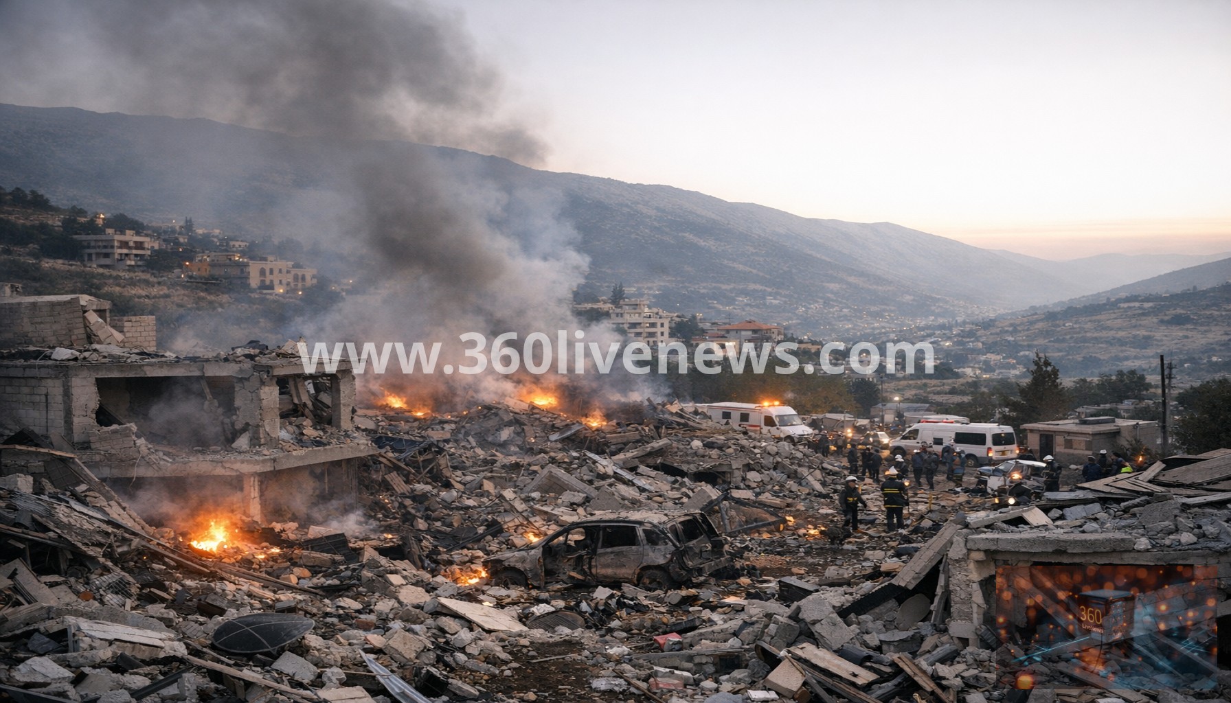 Israeli strikes across Lebanon kill 11 in Mashghara as Netanyahu vows to intensify campaign