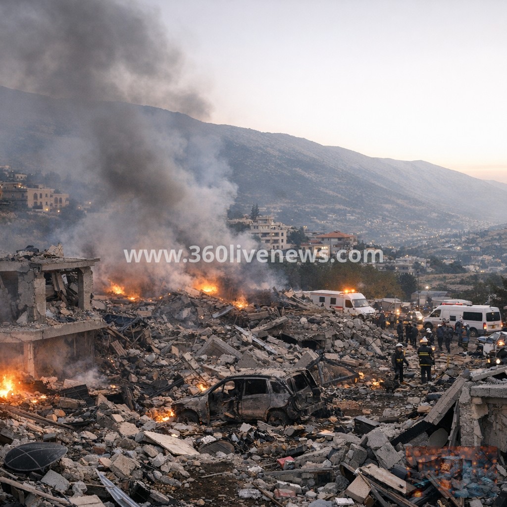 Israeli strikes across Lebanon kill 11 in Mashghara as Netanyahu vows to intensify campaign