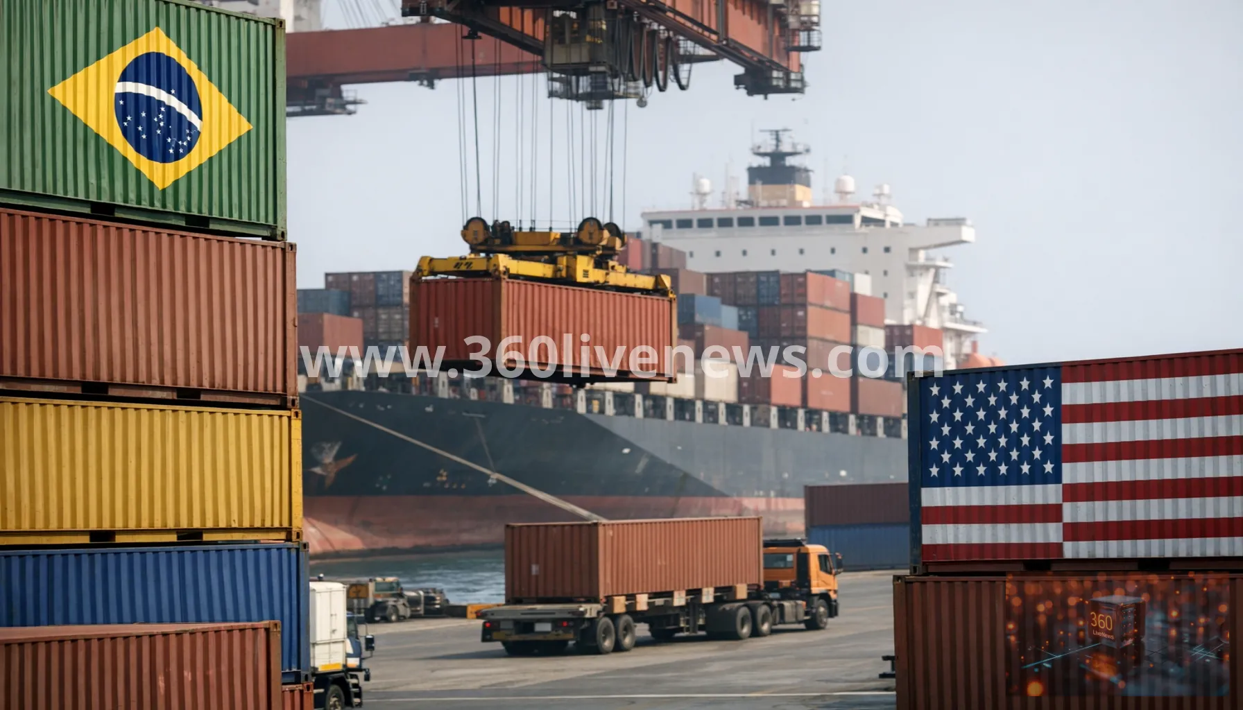 US 25% tariff on Brazilian exports takes effect, covering about 3,000 items