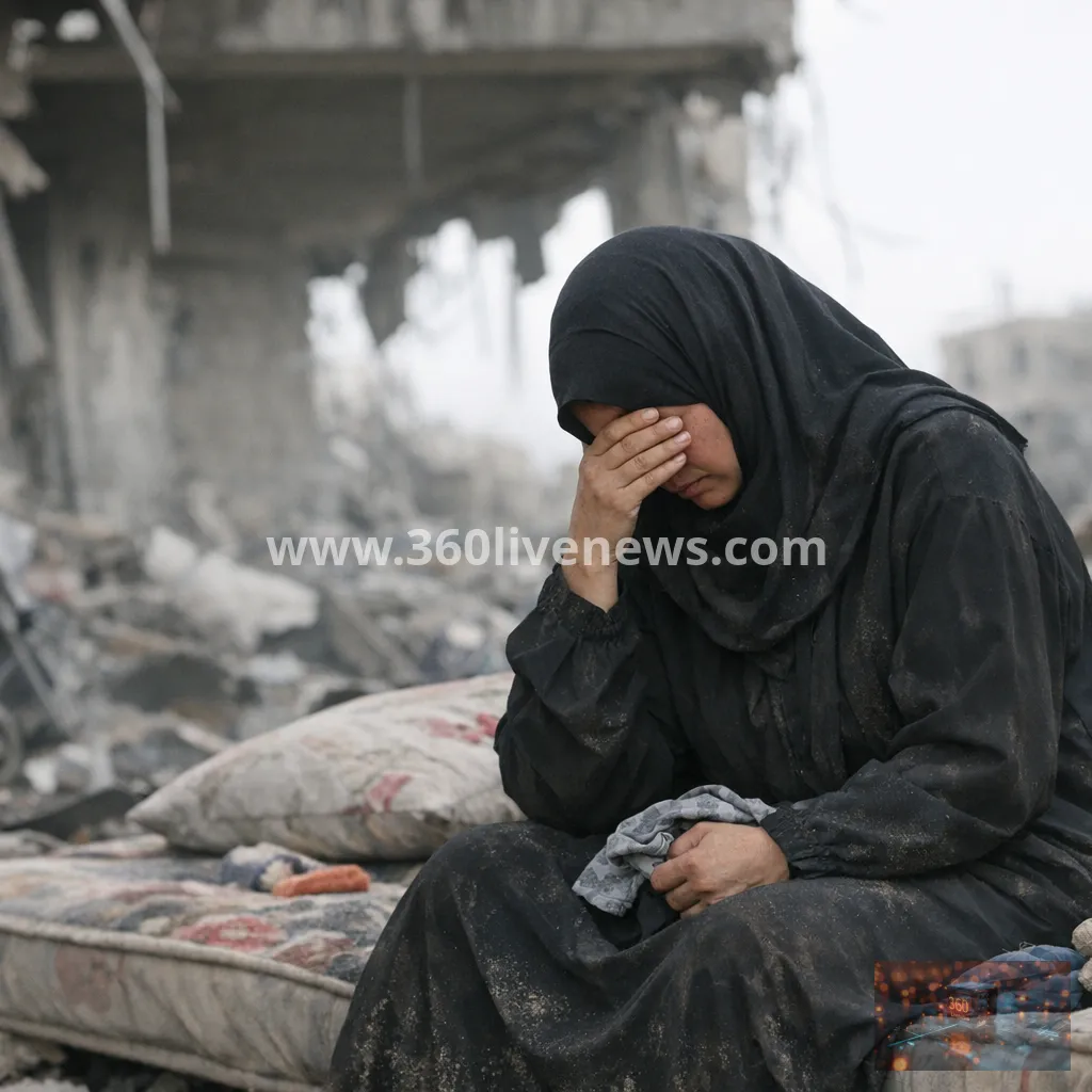 Gaza mother recounts loss after being widowed twice during war