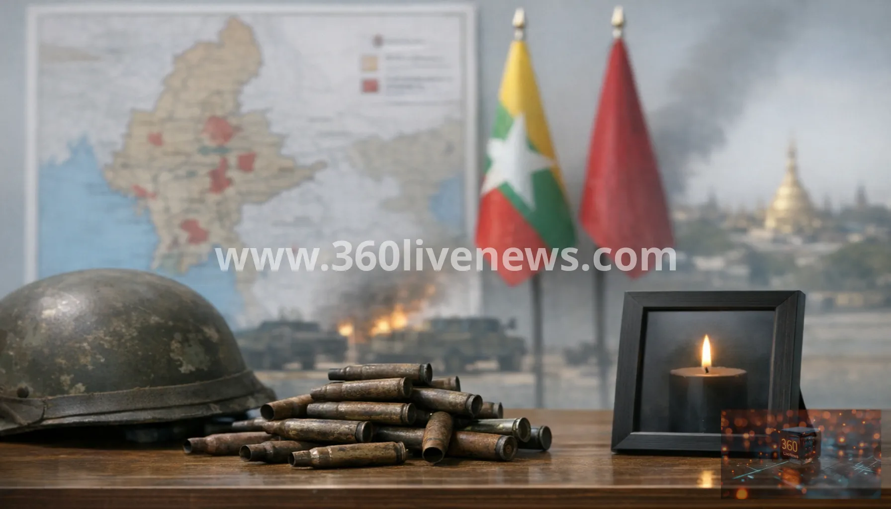 Myanmar civil war death toll passes 100,000, conflict monitor says