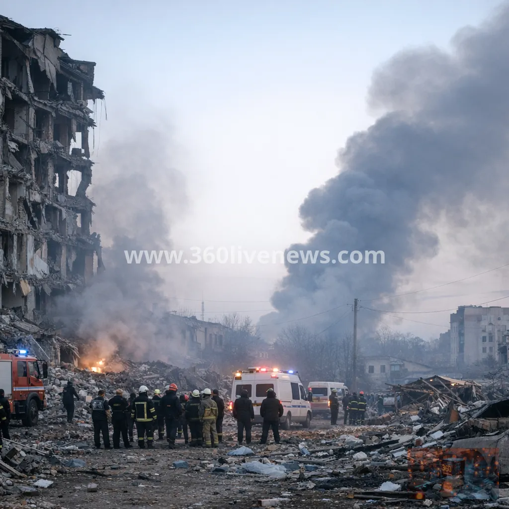 Russian strikes kill two and injure more than 20 across Ukraine as overnight attacks continue