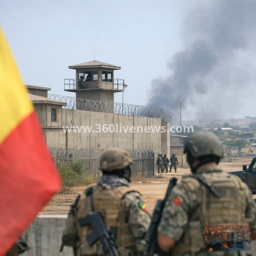 Mali insurgents attack prison and multiple towns, army says