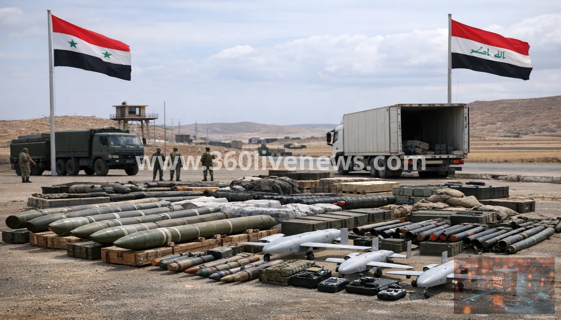 Syria says it seized weapons shipment it claims was bound for Hezbollah via Iraq border