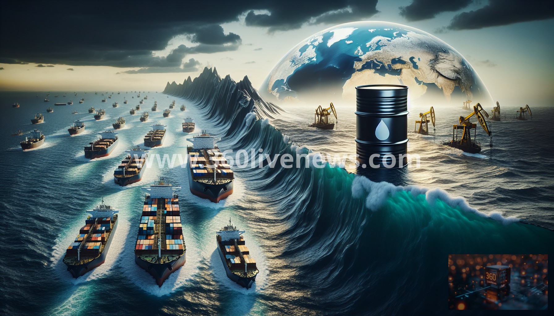 Global oil prices rise to $84 per barrel amid tensions in the Middle East and concerns over shipping safety in the Strait of Hormuz