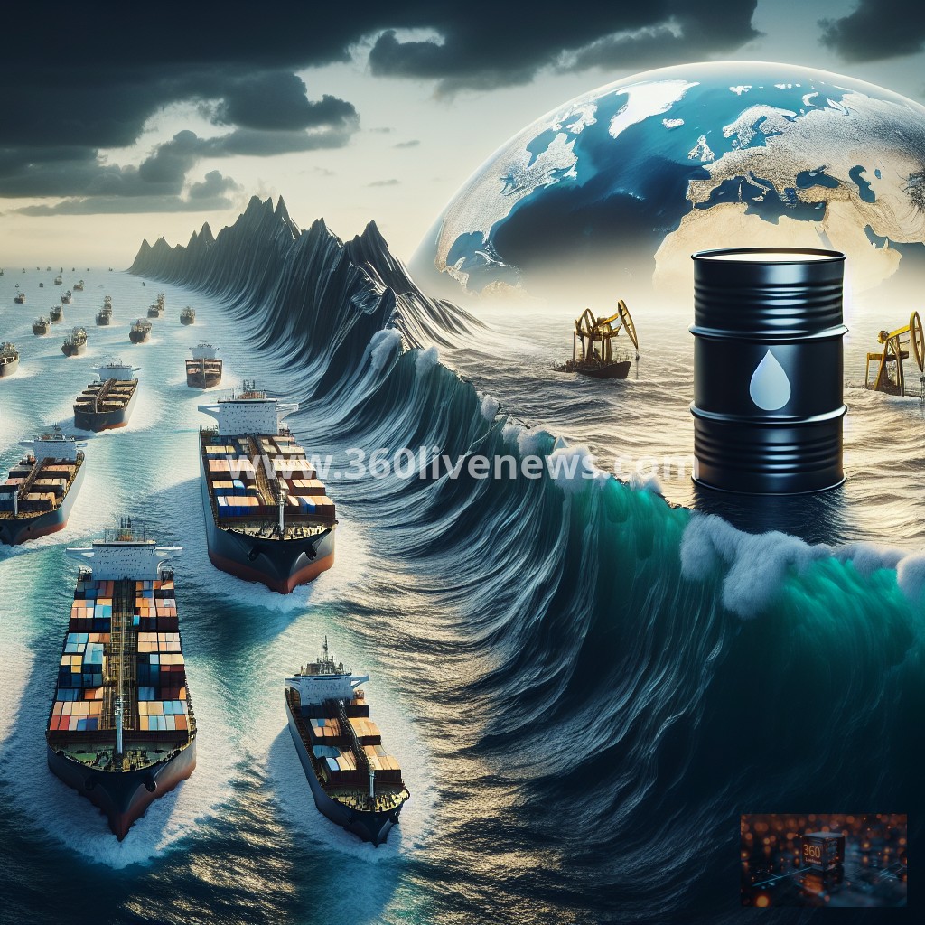 Global oil prices rise to $84 per barrel amid tensions in the Middle East and concerns over shipping safety in the Strait of Hormuz