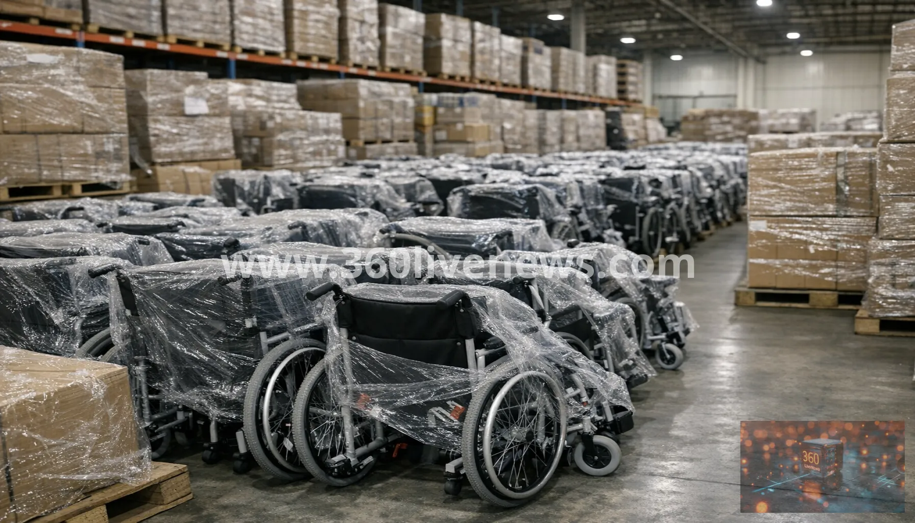More than 900 Gaza wheelchairs remain stuck in Jordan warehouses amid aid restrictions