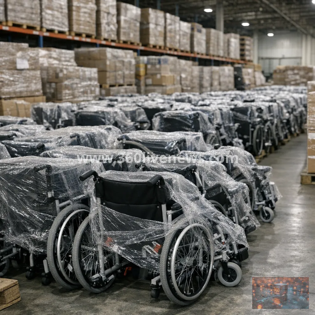 More than 900 Gaza wheelchairs remain stuck in Jordan warehouses amid aid restrictions